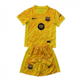 1ª Camiseta Barcelona Portero Nino 2024-2025
