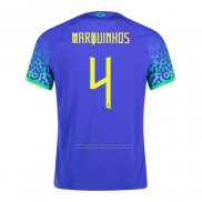 2ª Camiseta Brasil Jugador Marquinhos 2022