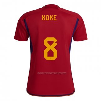 1ª Camiseta Espana Jugador Koke 2022