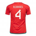 1ª Camiseta Gales Jugador B.Davies 2022
