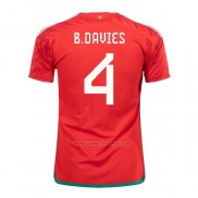 1ª Camiseta Gales Jugador B.Davies 2022