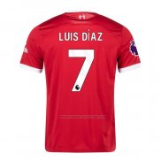 1ª Camiseta Liverpool Jugador Luis Diaz 2023-2024
