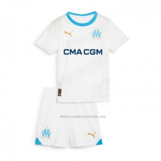 1ª Camiseta Olympique Marsella Nino 2023-2024