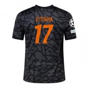 3ª Camiseta Paris Saint-Germain Jugador Vitinha 2023-2024