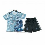 Camiseta Real Madrid Dragon Nino 2025-2026 Azul