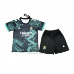 Camiseta Real Madrid Dragon Nino 2025-2026 Negro