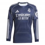 2ª Camiseta Real Madrid Manga Larga 2025-2026