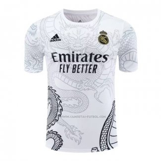 Camiseta de Entrenamiento Real Madrid Dragon 2024-2025 Blanco