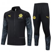 Chandal de Chaqueta del Borussia Dortmund 2023-2024 Negro