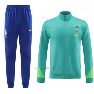 Chandal de Chaqueta del Brasil 2023-2024 Verde