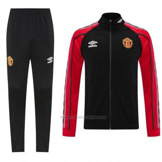 Chandal de Chaqueta del Manchester United 2025-2026 Negro