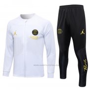 Chandal de Chaqueta del Paris Saint-Germain Jordan Nino 2023-2024 Blanco