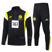 Chandal de Sudadera del Borussia Dortmund 2023-2024 Negro