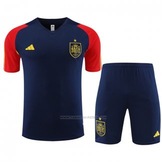 Chandal del Espana Manga Corta 2023-2024 Azul - Pantalon Corto