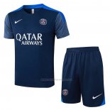 Chandal del Paris Saint-Germain Manga Corta 2025-2026 Azul - Pantalon Corto