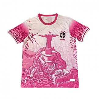 Tailandia Camiseta Brasil Jesus 2025-2026 Rosa