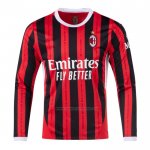 1ª Camiseta AC Milan Manga Larga 2024-2025
