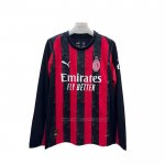 1ª Camiseta AC Milan Manga Larga 2025-2026
