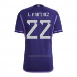 2ª Camiseta Argentina Jugador L.Martinez 2022