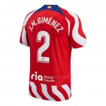 1ª Camiseta Atletico Madrid Jugador J.M.Gimenez 2022-2023