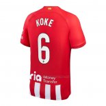 1ª Camiseta Atletico Madrid Jugador Koke 2023-2024