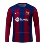 1ª Camiseta Barcelona Manga Larga 2023-2024