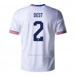 1ª Camiseta Estados Unidos Jugador Dest 2024