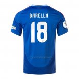 1ª Camiseta Italia Jugador Barella 2024-2025