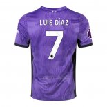 3ª Camiseta Liverpool Jugador Luis Diaz 2023-2024