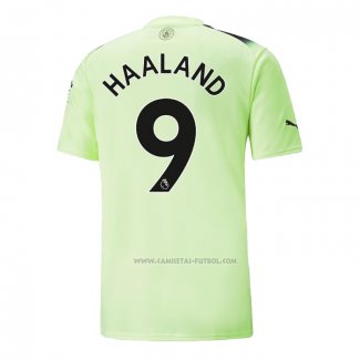 3ª Camiseta Manchester City Jugador Haaland 2022-2023