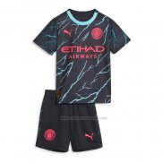 3ª Camiseta Manchester City Nino 2023-2024