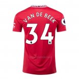 1ª Camiseta Manchester United Jugador Van De Beek 2022-2023