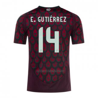 1ª Camiseta Mexico Jugador E.Gutierrez 2024