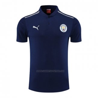 Camiseta Polo del Manchester City 2022-2023 Azul Marino