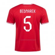 2ª Camiseta Polonia Jugador Bednarek 2022
