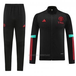 Chandal de Chaqueta del Manchester United 2023-2024 Negro