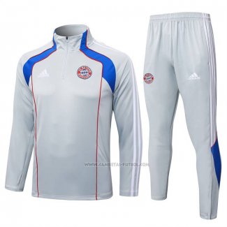 Chandal de Sudadera del Bayern Munich Nino 2025-2026 Gris