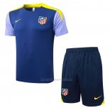 Chandal del Atletico Madrid Manga Corta 2025-2026 Azul - Pantalon Corto