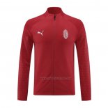 Chaqueta del AC Milan 2023-2024 Rojo Oscuro