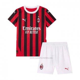 1ª Camiseta AC Milan Nino 2024-2025