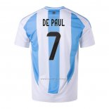 1ª Camiseta Argentina Jugador De Paul 2024