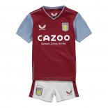 1ª Camiseta Aston Villa Nino 2022-2023