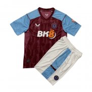 1ª Camiseta Aston Villa Nino 2023-2024