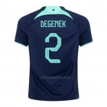 2ª Camiseta Australia Jugador Degenek 2022