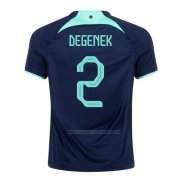 2ª Camiseta Australia Jugador Degenek 2022