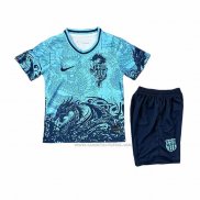 Camiseta Barcelona Special Nino 2025-2026 Azul
