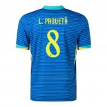2ª Camiseta Brasil Jugador L.Paqueta 2024
