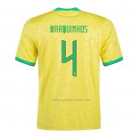 1ª Camiseta Brasil Jugador Marquinhos 2022