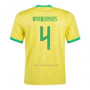 1ª Camiseta Brasil Jugador Marquinhos 2022