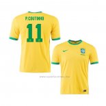 1ª Camiseta Brasil Jugador P.Coutinho 2020-2021